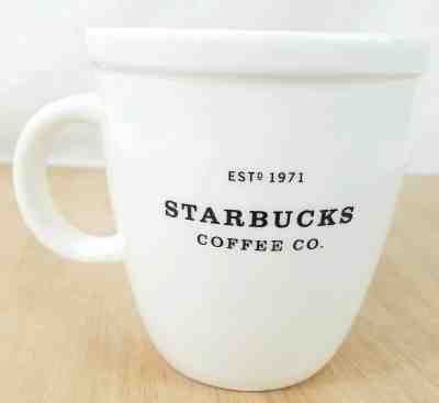 Starbucks 2001 Barista Abbey White 18 oz  Est 1971 Large Coffee Mug Cup - Sold on eBay Dec, 20th 2019 for $28.00