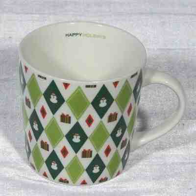 Starbucks 2003 Barista Green Plaid Pattern Mug 18 fl oz (VERY GOOD) - Sold on eBay Dec, 20th 2019 for $19.45