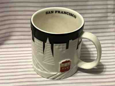 STARBUCKS Collector Series San Francisco Skyline 3D Trolley Car Mug  - Sold on eBay Dec, 20th 2019 for $27.99