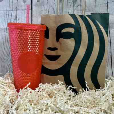 NEW STARBUCKS 2019 Venti Bling Hot Pink  Studded Cold Cup Tumbler WINTER HOLIDAY - Sold on eBay Dec, 20th 2019 for $33.25