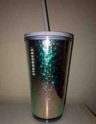 Limited Edition! STARBUCKS 2019 Holiday IRIDESCENT Cold Cup Tumbler 16oz  - Sold on eBay Dec, 20th 2019 for $20.00