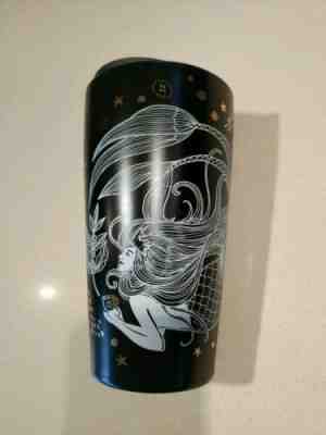 Starbucks 2019 Ceramic Travel Mug Black Gold Mermaid New 12 OZ Christmas - Sold on eBay Dec, 20th 2019 for $22.95