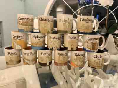 15 Assorted Starbucks Mugs