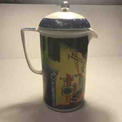 Vintage Starbucks By Chaleur French Coffee Press “Cafe Terrace At Night”  - Sold on eBay Dec, 20th 2019 for $54.55