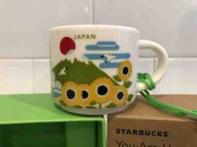 Starbucks JAPAN SUMMER 2oz Ornament Mug NOT FULL SIZE MUG You Are Here YAH  - Sold on eBay Dec, 20th 2019 for $19.95