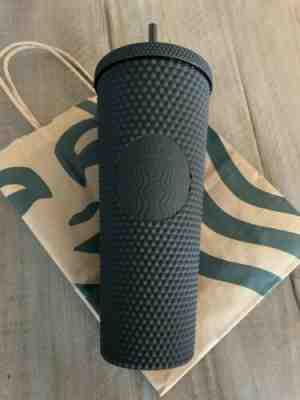 Starbucks Fall 2019 Limited Edition Studded Tumbler Cup - Gothic Matte Black - Sold on eBay Dec, 20th 2019 for $85.00