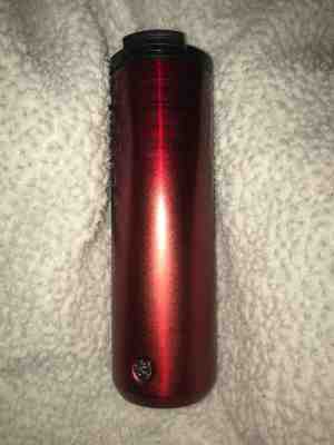 NEW Starbucks HOLIDAY 2019 Red Metallic Tumbler Stainless Flip-Top Coin 16oz NWT - Sold on eBay Dec, 20th 2019 for $23.00