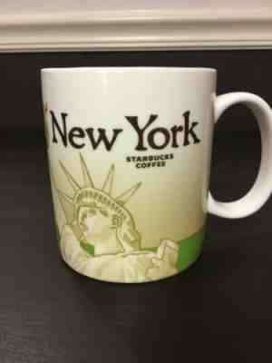 Starbucks New York Statue of Liberty Collector Series Coffee Mug - 16 oz - 2009 - Sold on eBay Dec, 20th 2019 for $19.95