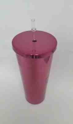 Great Starbucks 2016 Holiday CRANBERRY Travel Tumbler! Stainless Steel 24 ounces - Sold on eBay Dec, 20th 2019 for $26.99