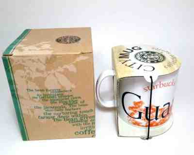 Starbucks Coffee City Mug Guangzhou China 20 oz. Collector Series White Orange - Sold on eBay Dec, 20th 2019 for $20.00