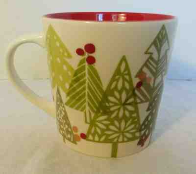 STARBUCKS Christmas Trees 16 oz Coffee Mug Dated 2010 - Excellent Condition - Sold on eBay Dec, 20th 2019 for $16.85