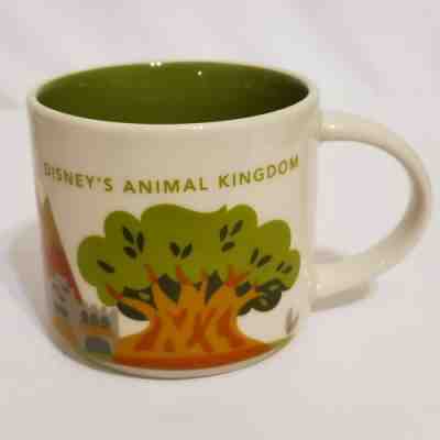 STARBUCKS COFFEE MUG Disney’s Animal Kingdom You Are Here 14 Oz!! - Sold on eBay Dec, 20th 2019 for $45.00