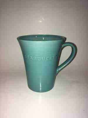 Starbucks 2011 Large 21.1Oz Teal Coffee Mug with Flared Top and Handle - Sold on eBay Dec, 20th 2019 for $25.00