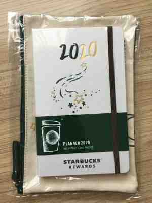 Starbucks 2020 Planner Monthly 240 pages Christmas 2019 Holidays Gift  - Sold on eBay Dec, 20th 2019 for $45.00