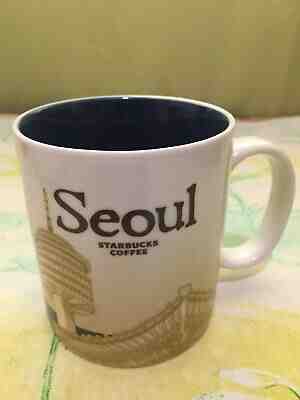 NWT Starbucks Coffee Seoul Korea Coffee Mug 2008 Global Icon Collector Series