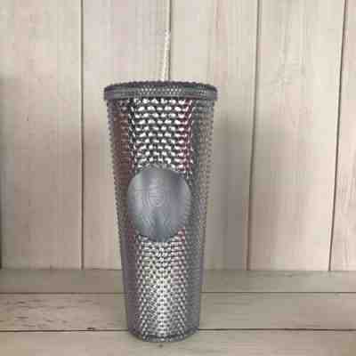 Starbucks Holiday 2019 Studded Venti Tumbler Cup Platinum New - Sold on eBay Dec, 19th 2019 for $25.00