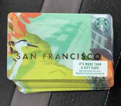 25 Lot STARBUCKS SAN FRANCISCO  2018 CITY GOLDEN GATE BRIDGE CARD MINT 6156 2019 - Sold on eBay Dec, 19th 2019 for $37.95
