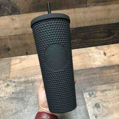 Fall 2019 Starbucks Matte Black Spiked Studded Tumbler Cold Cup Limited Edition - Sold on eBay Dec, 19th 2019 for $95.00