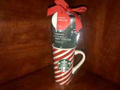 Starbucks Candycane Christmas Mug With Hot Cocoa Gift Set 2019 Brand New Wrapped - Sold on eBay Dec, 19th 2019 for $19.00