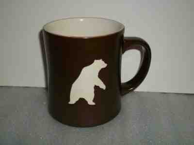 Starbucks 2010 Bear Mug Etched Embossed Brown/White Organic Yukon Blend - Sold on eBay Dec, 19th 2019 for $34.99
