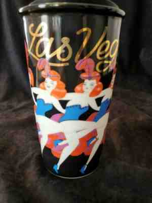 Starbucks Las Vegas Ceramic Showgirls Can Can Line Tumbler Travel Mug 12oz 2016 - Sold on eBay Dec, 19th 2019 for $29.99