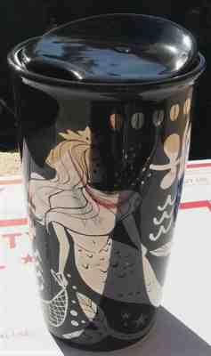 Starbucks Mermaid 2017  Siren Double Wall Travel Ceramic Tumbler, 12 ozs - Sold on eBay Dec, 19th 2019 for $35.95