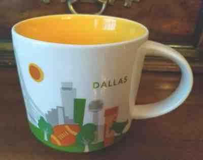 STARBUCKS "You Are Here" Collection / DALLAS / RETIRED / City Mug - Mint Cond - Sold on eBay Dec, 19th 2019 for $20.90
