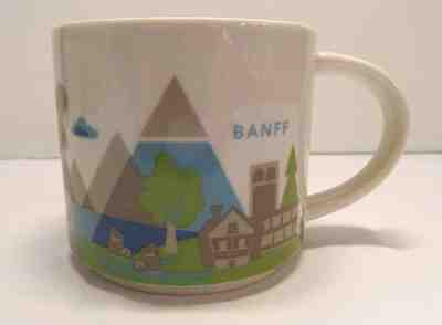Starbucks You Are Here collection Banff ceramic coffee mug 2015 14 oz - Sold on eBay Dec, 19th 2019 for $29.95
