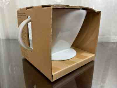 Starbucks Coffee Pour Over Top White Porcelain Cone Drip Mug Ceramic Brewer NEW! - Sold on eBay Dec, 19th 2019 for $23.99