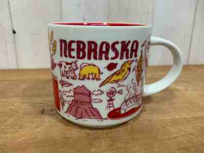 Starbucks Coffee Mug Been There Series Across The Globe Collection Nebraska 14oz - Sold on eBay Dec, 19th 2019 for $19.95