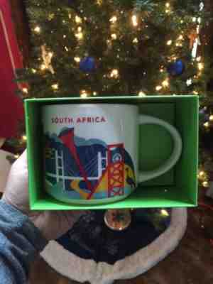 Starbucks South Africa YAH Mug Big Five Lion Tree of Life Cape You Are Here New - Sold on eBay Dec, 19th 2019 for $55.50