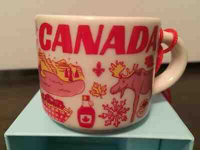 STARBUCKS CANADA BEEN THERE SERIES ORNAMENT 2oz - NIB / NWT - Sold on eBay Dec, 19th 2019 for $27.50
