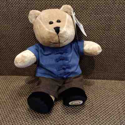 Starbucks Thailand Bearista Teddy Bear Indigo Shirt Limited 2018 - Sold on eBay Dec, 19th 2019 for $18.89