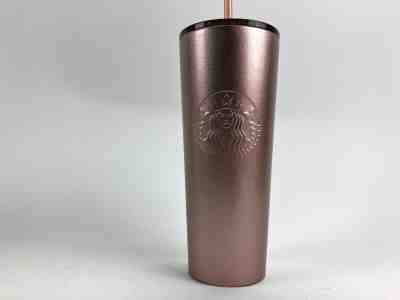 Starbucks holiday 2018 glitter rose gold 24oz tumbler cup  - Sold on eBay Dec, 19th 2019 for $29.99