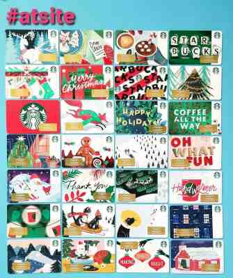 STARBUCKS Cards 2019 - 44 - CHRISTMAS HOLIDAY GIFT CARDS LOT new - Sold on eBay Dec, 19th 2019 for $19.95