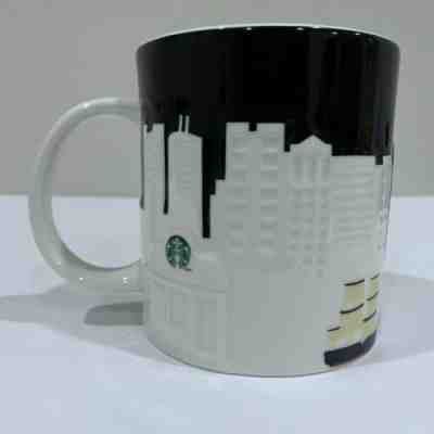 Starbucks Mug 2012 City Relief Collectors Series Boston Architecture Black White - Sold on eBay Dec, 19th 2019 for $26.99