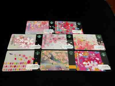 Starbucks Japan Sakura Card Set   ANA 2011 2016 2017 2018  Free Shipping  - Sold on eBay Dec, 19th 2019 for $66.66