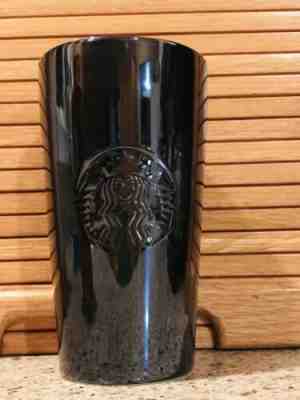 Starbucks 2019 Holiday Travel Tumbler Ceramic Black Metallic Christmas Mug NEW! - Sold on eBay Dec, 19th 2019 for $32.99