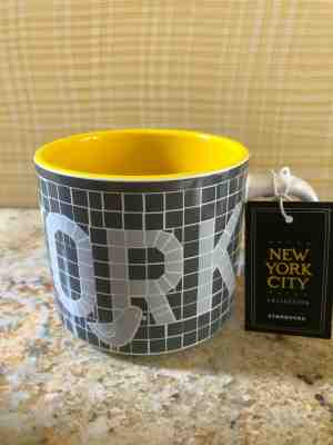 Starbucks NEW 2019 NEW YORK CITY COLLECTION Gray Subway Tile Coffee Mug 12 oz! - Sold on eBay Dec, 19th 2019 for $29.95