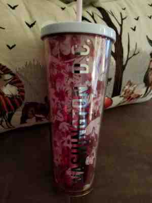Starbucks Washington DC 2019 Tumbler Pink Cherry Blossoms 24oz Venti - Sold on eBay Dec, 18th 2019 for $26.00