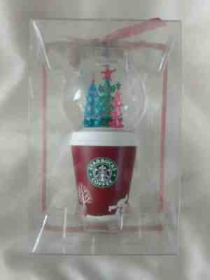 New In Box Starbucks Snow globe On Coffee Cup 6 1/2" Tall - Sold on eBay Dec, 18th 2019 for $15.00