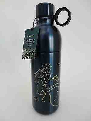 STARBUCKS Golden Siren Anniversary Collection Two-Piece Stainless Steel Bottle - Sold on eBay Dec, 18th 2019 for $36.79