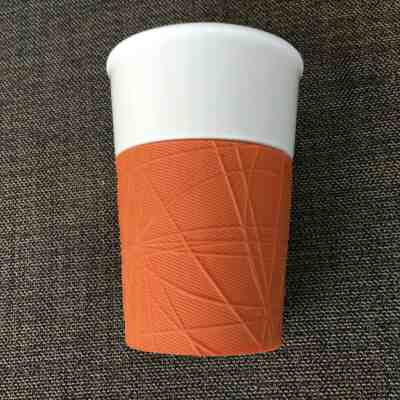 Classic Starbucks travel Coffee Cup Ceramic with top 8 oz  - Sold on eBay Dec, 18th 2019 for $16.99