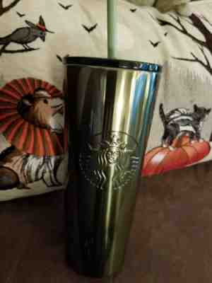 Starbucks Stainless Steel New Fall 2019 Witchy Green Halloween 16oz Tumbler NEW - Sold on eBay Dec, 18th 2019 for $25.00