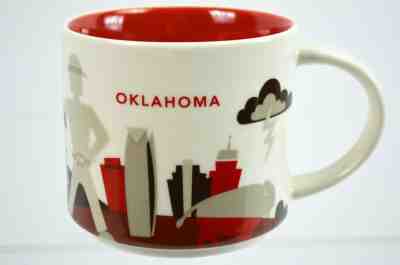 STARBUCKS You Are Here Collection Oklahoma Mug 2015 Red 14 Ounces - Sold on eBay Dec, 18th 2019 for $24.88