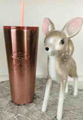 NEW STARBUCKS 2019 HOLIDAY COLD CUP PINK OMBRÉ STAINLESS STEEL TUMBLER 24 fl oz - Sold on eBay Dec, 18th 2019 for $22.00