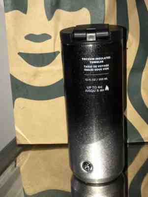 2019 Starbucks Vacuum Insulated Stainless Tumbler Black Ombre Shimmer 12 oz NEW - Sold on eBay Dec, 18th 2019 for $32.00