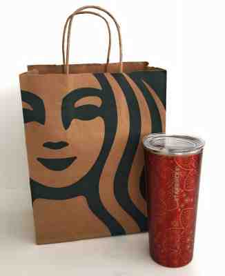 Starbucks Tumbler 2019 STAINLESS STEEL MERCURY SUCCULENT EYELETS  16oz - Sold on eBay Dec, 18th 2019 for $23.00