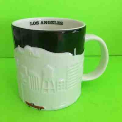 STARBUCKS (2012) Coffee Mug Cup LOS ANGELES  Red Car  COLLECTOR SERIES   - Sold on eBay Dec, 18th 2019 for $23.00