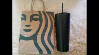Starbucks Matte Black Stainless Steel 24oz Tumbler - Sold on eBay Dec, 18th 2019 for $44.00